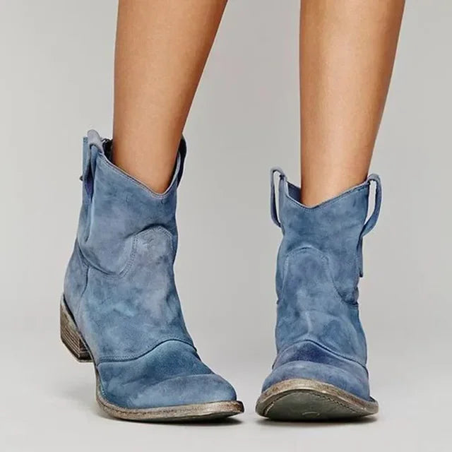 Modiva™ | Vintage cowboy ankelstøvler