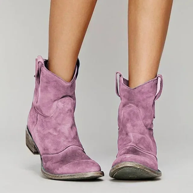 Modiva™ | Vintage cowboy ankelstøvler