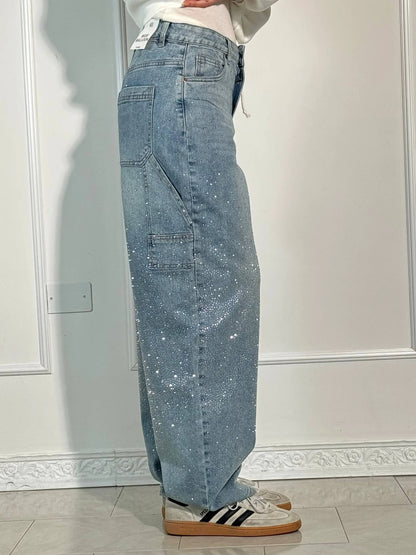 Gertrud™ | Stilfulde jeans med glitter