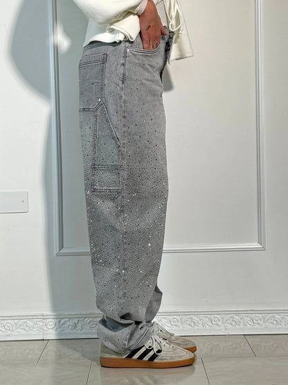 Gertrud™ | Stilfulde jeans med glitter